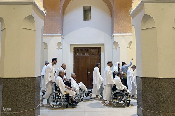 کاروان ویژه جانبازان احرام بستند و عازم بیت الله الحرام شدند