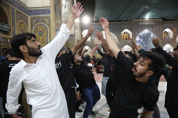 عزاداری شب شهادت امام جواد(ع) در حرم حضرت معصومه(س)