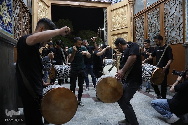 عزاداری شب شهادت امام جواد(ع) در حرم حضرت معصومه(س)