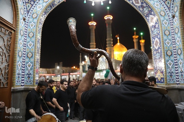 عزاداری شب شهادت امام جواد(ع) در حرم حضرت معصومه(س)