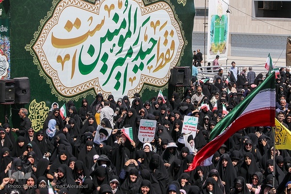 اجتماع مردم مشهد در محکومیت حمله اسرائیل به ایران