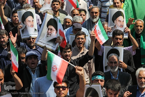 اجتماع مردم مشهد در محکومیت حمله اسرائیل به ایران