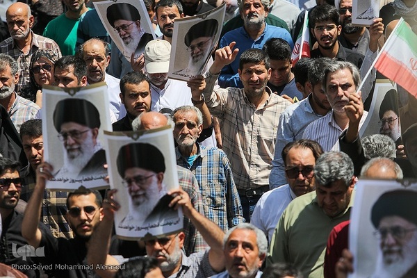 اجتماع مردم مشهد در محکومیت حمله اسرائیل به ایران