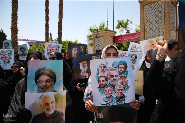 راهپیمایی مردم اصفهان علیه تهاجم رژیم صهیونیستی