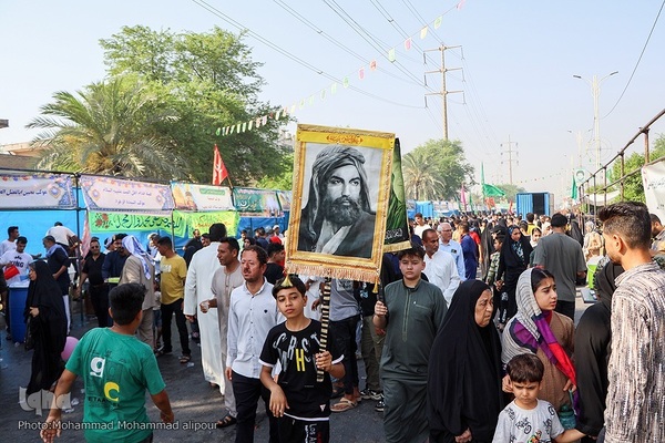 مشایه غدیر و حمایت مردم خوزستان از عملیات وعده صادق ۳