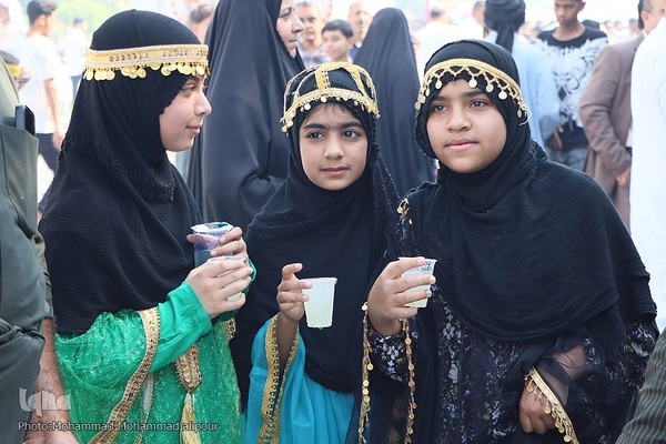 مشایه غدیر و حمایت مردم خوزستان از عملیات وعده صادق ۳