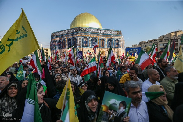 خروش غدیری مردم تهران