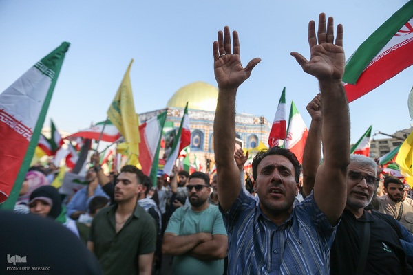 خروش غدیری مردم تهران