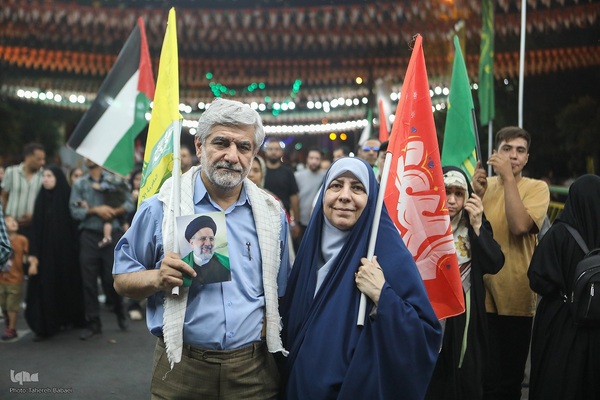 خروش غدیری مردم تهران