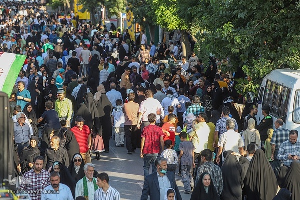 خروش غدیری مردم مشهد