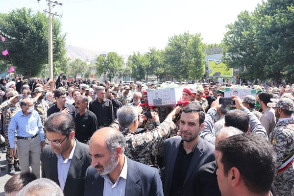 ملایر میزبان پیکر پاک دو شهید مدافع آسمان ایران‎