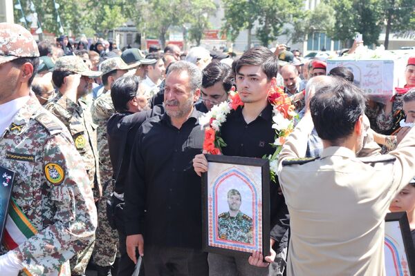 ملایر میزبان پیکر پاک دو شهید مدافع آسمان ایران‎