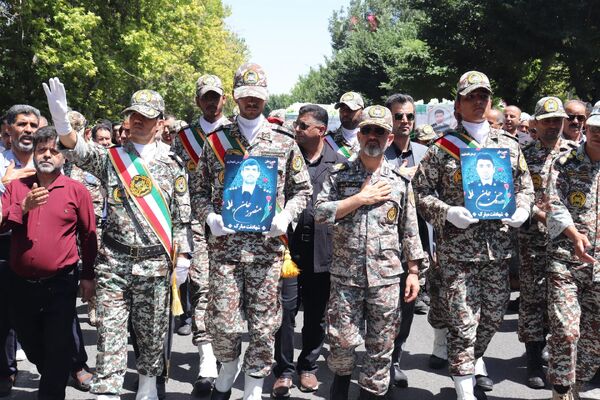 ملایر میزبان پیکر پاک دو شهید مدافع آسمان ایران‎