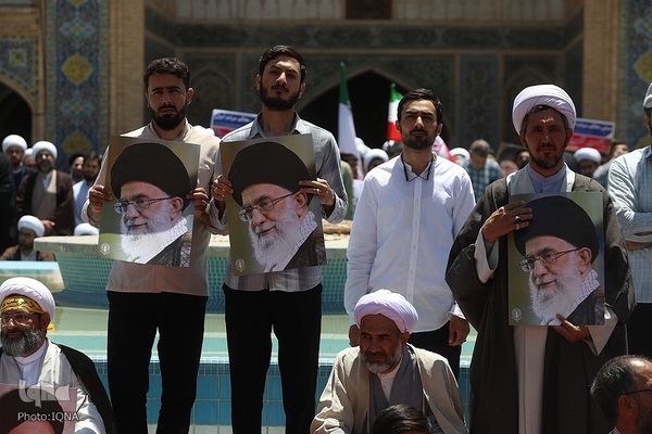 اجتماع حوزویان در محکومیت جنایات رژیم صهیونیستی