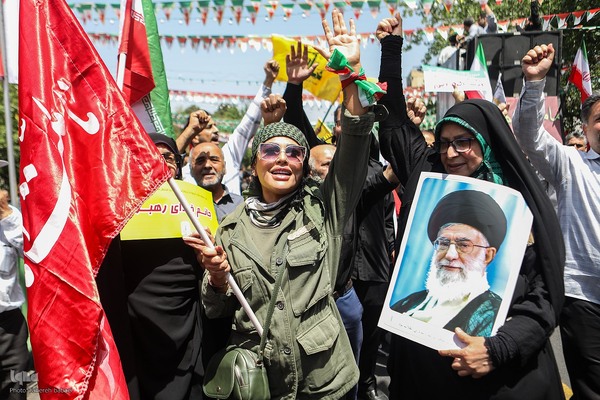 راهپیمایی «جمعه خشم و نصر» در تهران