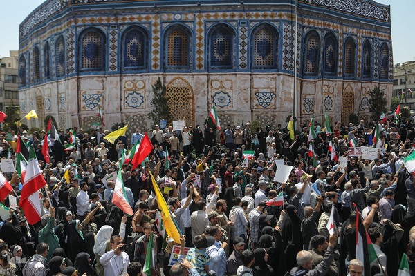 راهپیمایی «جمعه خشم و نصر» در تهران