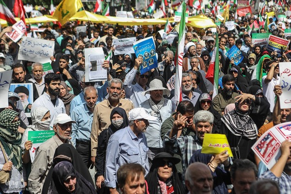 راهپیمایی «جمعه خشم و نصر» در تهران