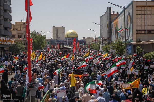 راهپیمایی «جمعه خشم و نصر» در تهران