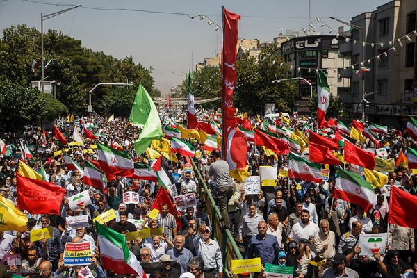 راهپیمایی «جمعه خشم و نصر» در تهران