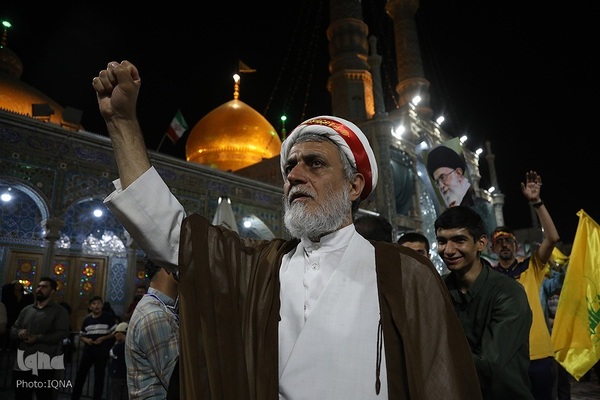 اعلام انزجار و فریاد انتقام مردم قم علیه تجاوز آمریکا به خاک ایران