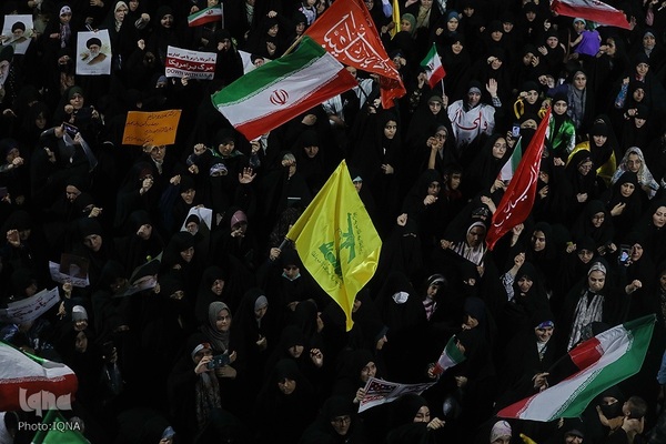 اعلام انزجار و فریاد انتقام مردم قم علیه تجاوز آمریکا به خاک ایران