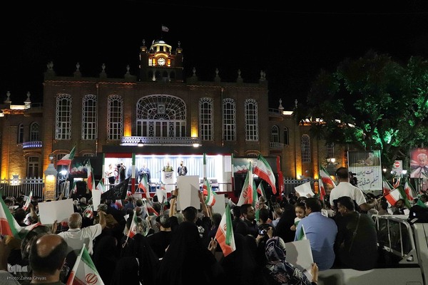 تجمع مردمی حمایت از بشارت فتح در تبریز