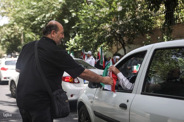 تجمع اعتراضی خانواده شهدا و ایثارگران در محکومیت حملات رژیم صهیونیستی و آمریکا