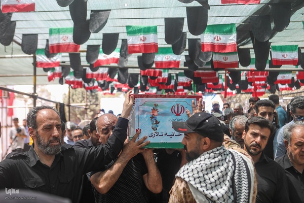 تشییع ‌پیکر شهدای تعرض رژیم اشغالگر صهیونیستی به تهران