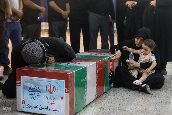 تشییع ‌پیکر شهدای تعرض رژیم اشغالگر صهیونیستی به تهران