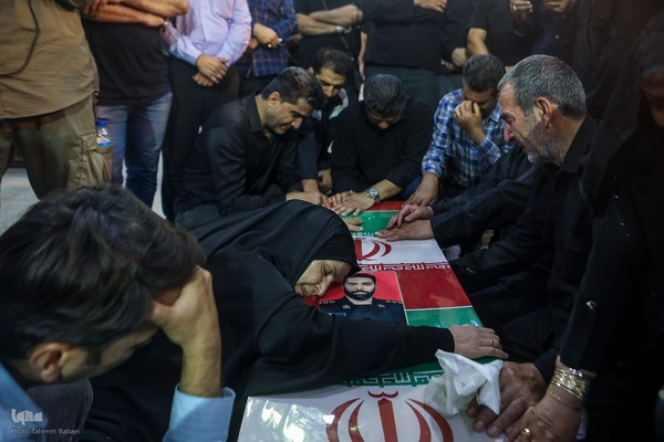 تشییع ‌پیکر شهدای تعرض رژیم اشغالگر صهیونیستی به تهران