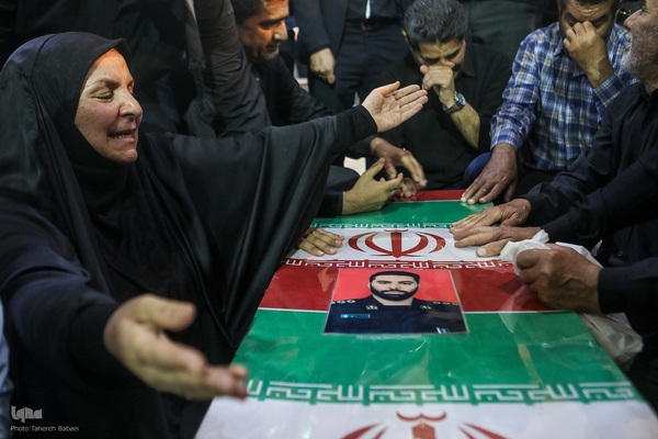 تشییع ‌پیکر شهدای تعرض رژیم اشغالگر صهیونیستی به تهران