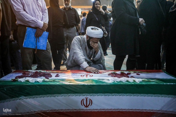 تشییع ‌پیکر شهدای تعرض رژیم اشغالگر صهیونیستی به تهران