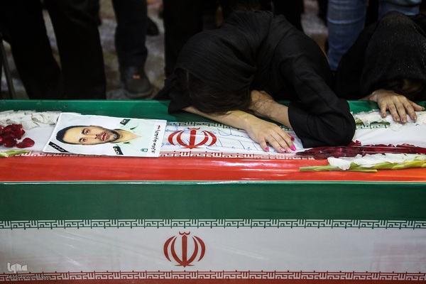 تشییع ‌پیکر شهدای تعرض رژیم اشغالگر صهیونیستی به تهران