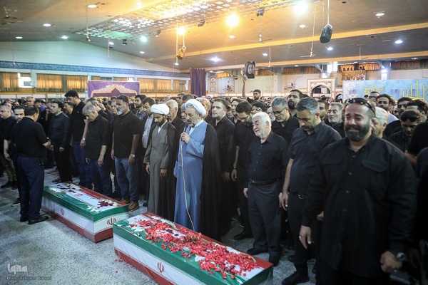 تشییع ‌پیکر شهدای تعرض رژیم اشغالگر صهیونیستی به تهران