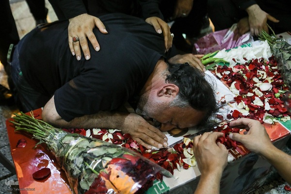 تشییع ‌پیکر شهدای تعرض رژیم اشغالگر صهیونیستی به تهران