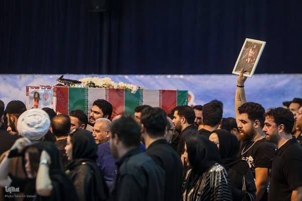 تشییع ‌پیکر شهدای تعرض رژیم اشغالگر صهیونیستی به تهران