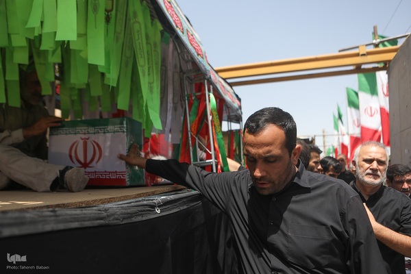 تشییع ‌پیکر شهدای تعرض رژیم اشغالگر صهیونیستی به تهران