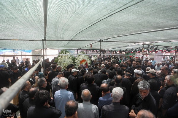 تشییع ‌پیکر شهدای تعرض رژیم اشغالگر صهیونیستی به تهران