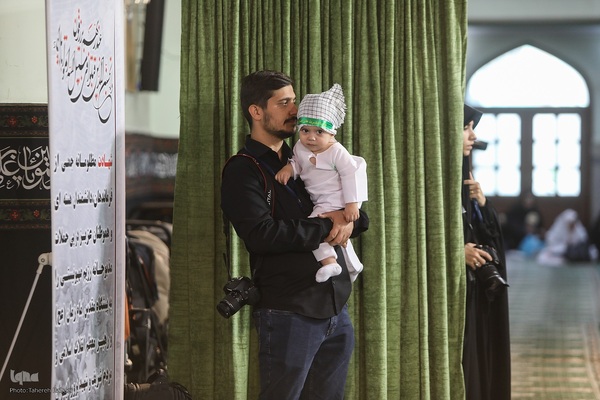 مراسم شیرخوارگان حسینی در حرم عبدالعظیم حسنی