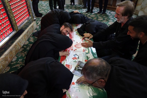 مراسم تشییع و خاکسپاری حافظ قرآن پاسدار شهید احسان ذاکری