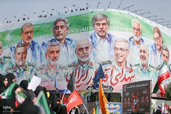 تشییع پیکر ۶۰ شهید اقتدار در تهران