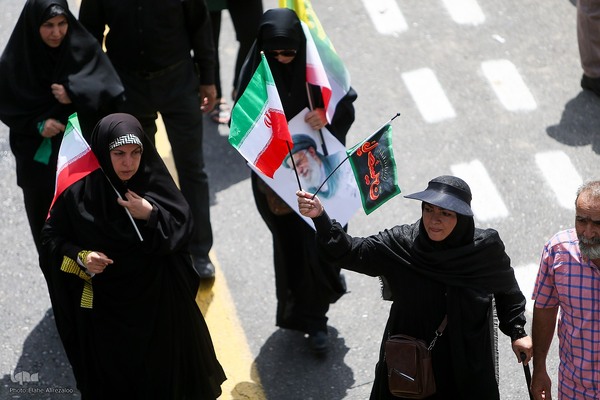 تشییع پیکر ۶۰ شهید اقتدار در تهران