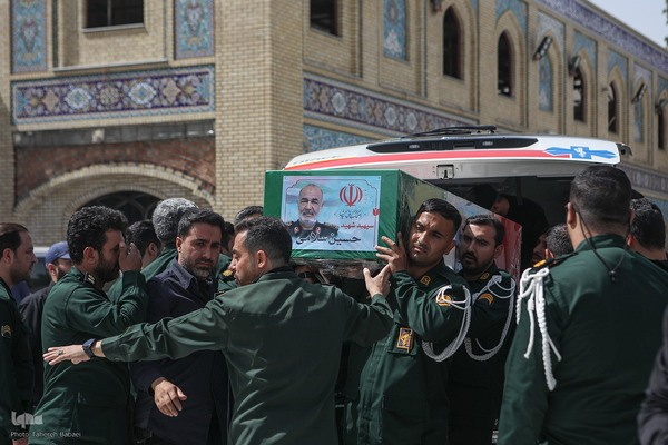 مراسم تشییع و خاکسپاری پیکر شهید سرلشکر حسین سلامی فرمانده کل سپاه