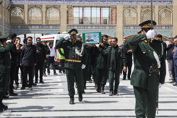 مراسم تشییع و خاکسپاری پیکر شهید سرلشکر حسین سلامی فرمانده کل سپاه