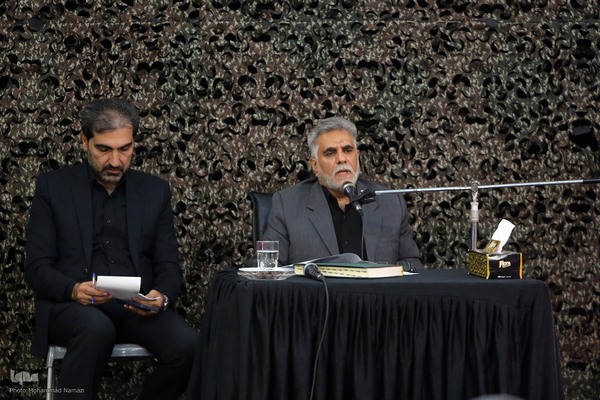 مراسم ختم پاسدار قرآنی شهید احسان ذاکری