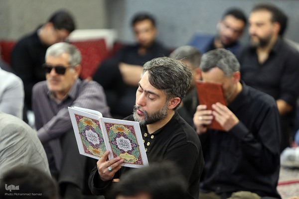 مراسم ختم پاسدار قرآنی شهید احسان ذاکری