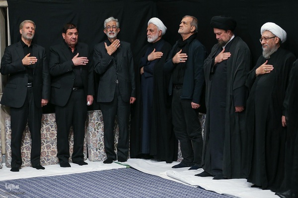 اولین شب مراسم عزاداری سید و سالار شهیدان(ع) در حسینیه امام خمینی(ره)