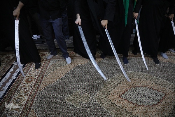 آیین سنتی مشق شمشیر در قم