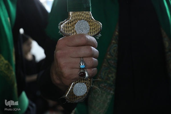 آیین سنتی مشق شمشیر در قم