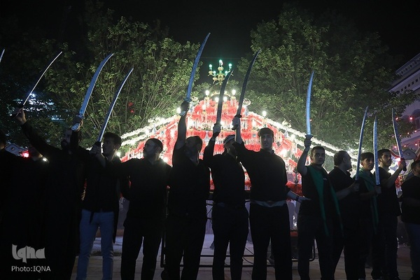 آیین سنتی مشق شمشیر در قم